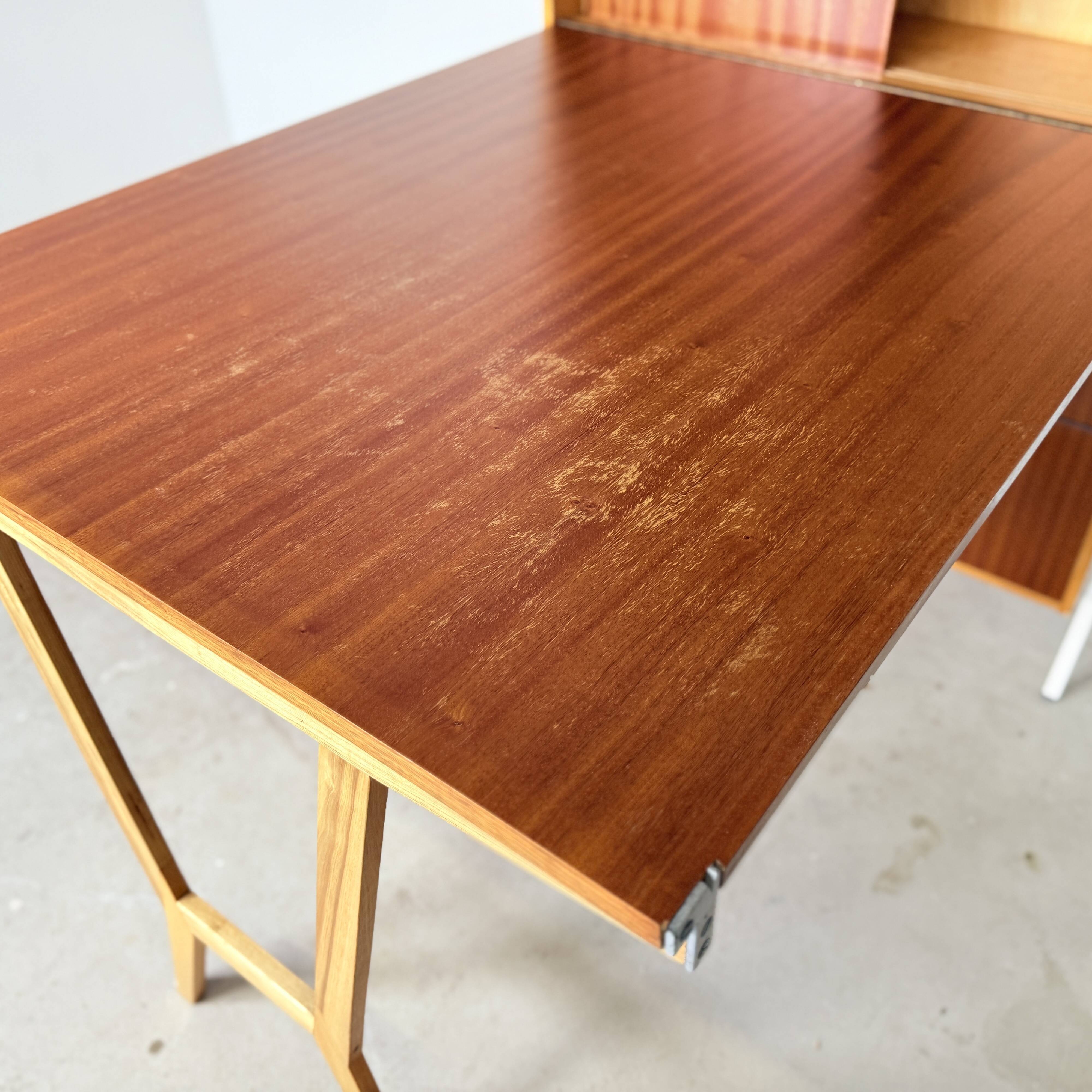 Coffre à jouets/coffre à couvertures vintage avec table, Frantisek Jirak