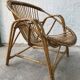 Fauteuil corbeille adulte en rotin