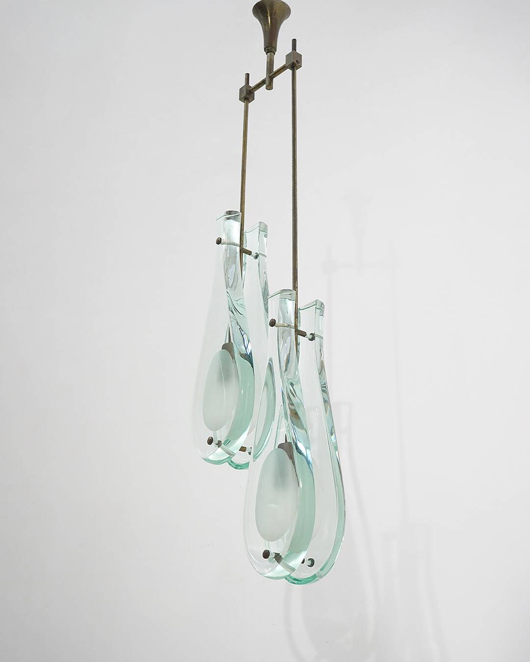 Pendant lamp mod. 2259/2 by Max Ingrand, Fontana Arte, 1960s