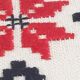 6 serviettes de table en lin et broderie traditionnelle espagnole