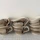 6 tasses et 5 soucoupes modèle écume en faïence de Niderviller