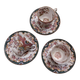 Cups and saucers fine porcelain Sarreguemines old