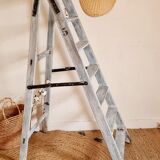 Old wooden stepladder