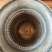 Vintage brass umbrella stand