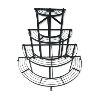 Etagère à plantes quart de rond métal