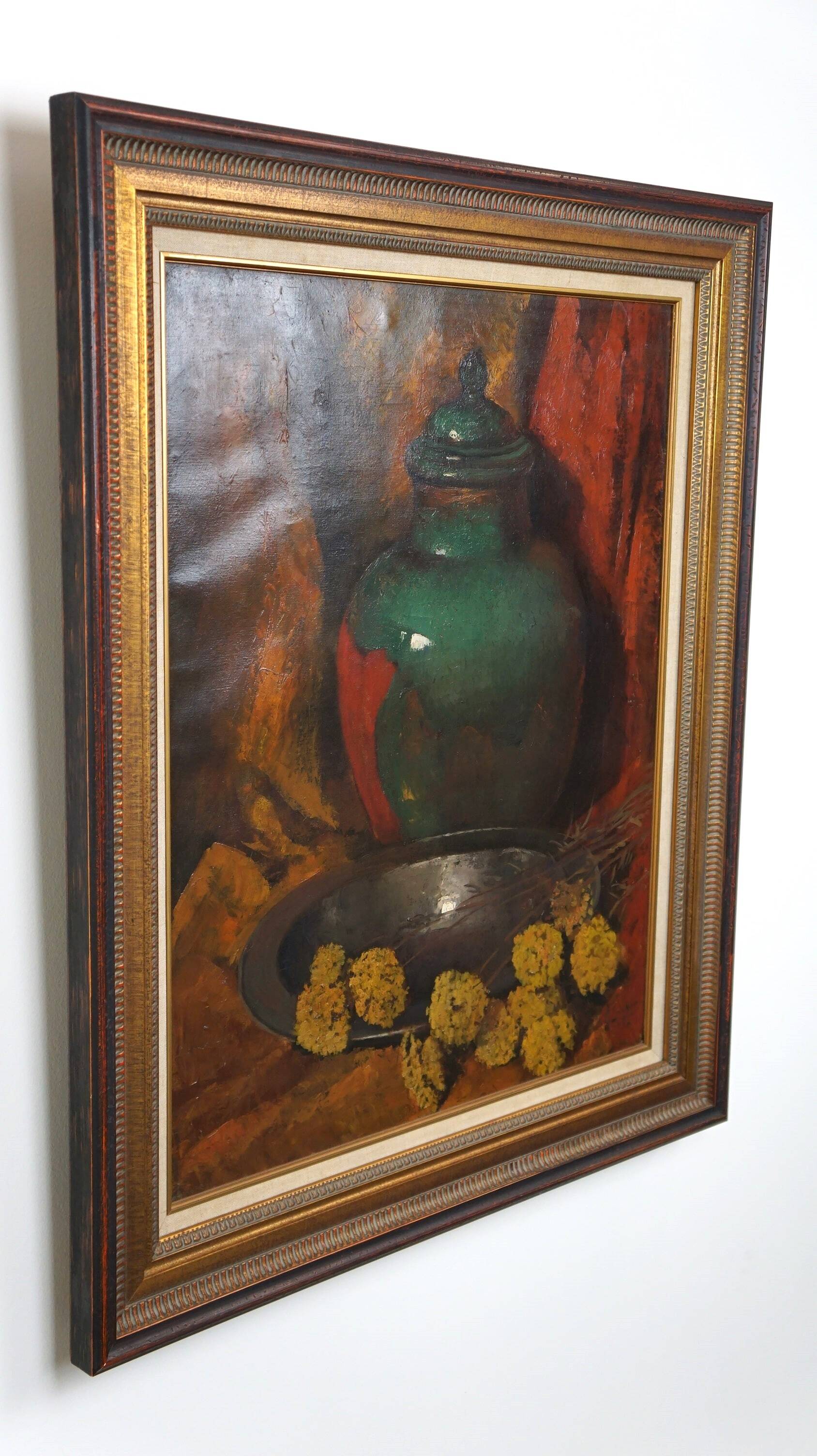 grande nature morte classique aux fleurs par Eugène Joseph Frans Lücker