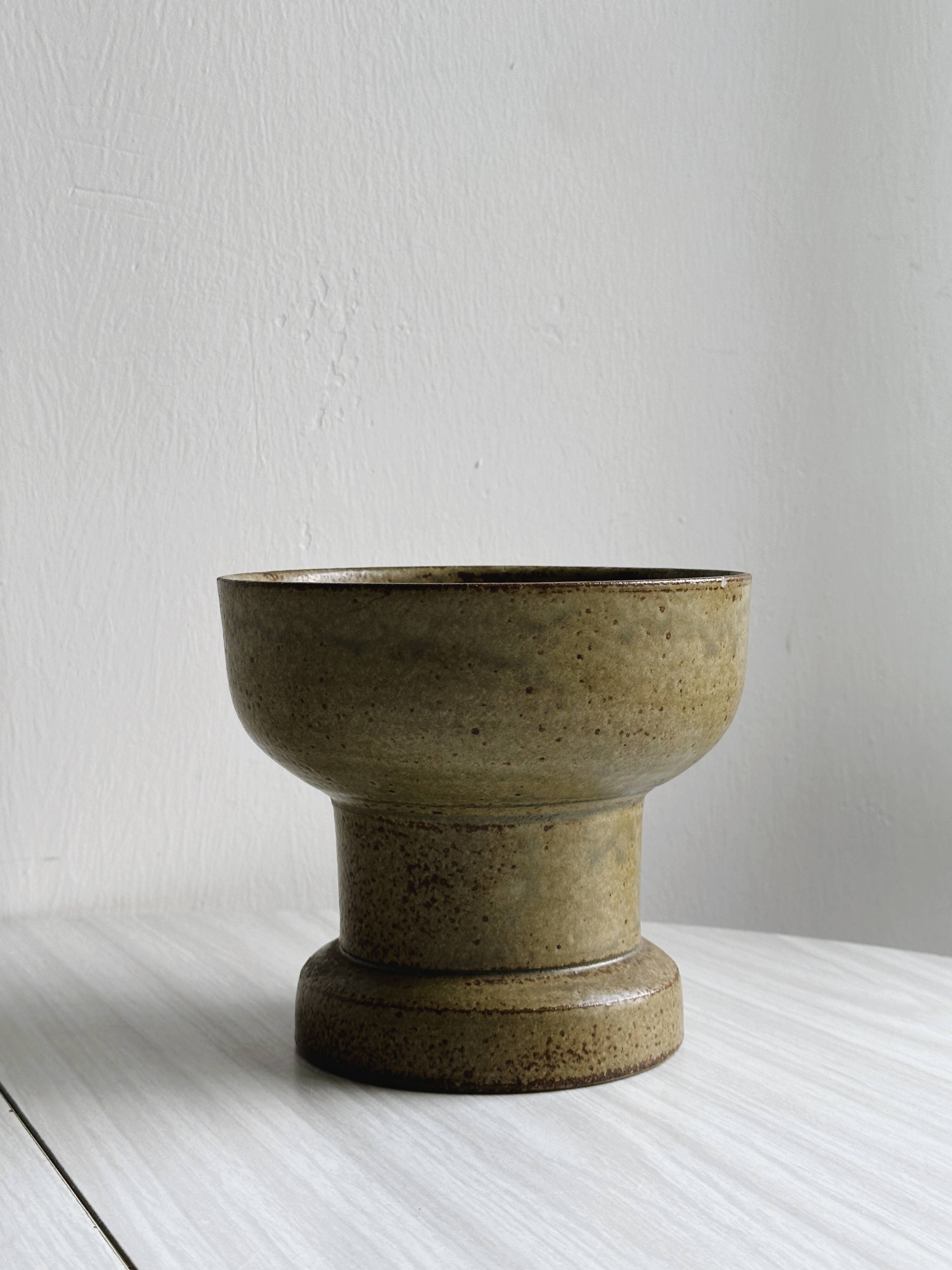 Vintage stoneware bowl, designer fruit basket