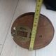 Pair of wall lights in rattan and caning