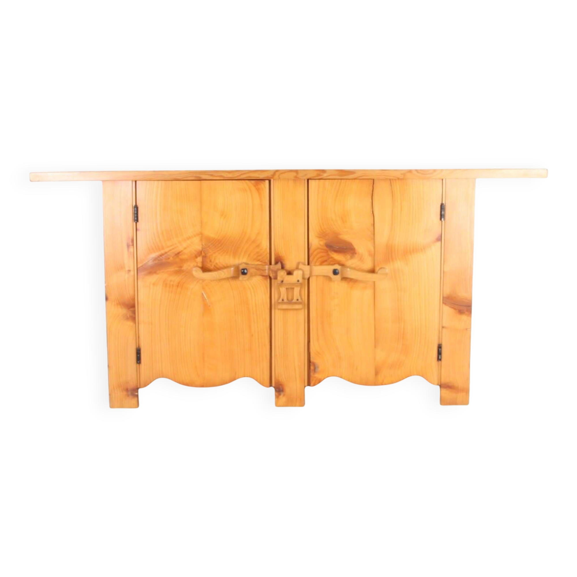 Vintage buffet in fir wood