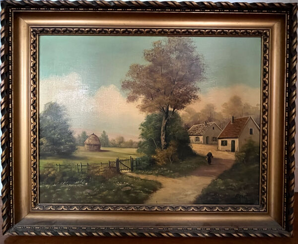 Tableau : huile sur toile