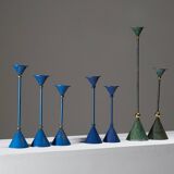 Memphis candleholder set, 1980s