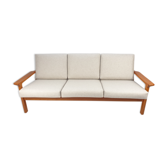 Teak 3-Seater Sofa by Juul Kristensen for Glostrup, 1970s