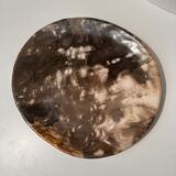 Dish in petrified wood