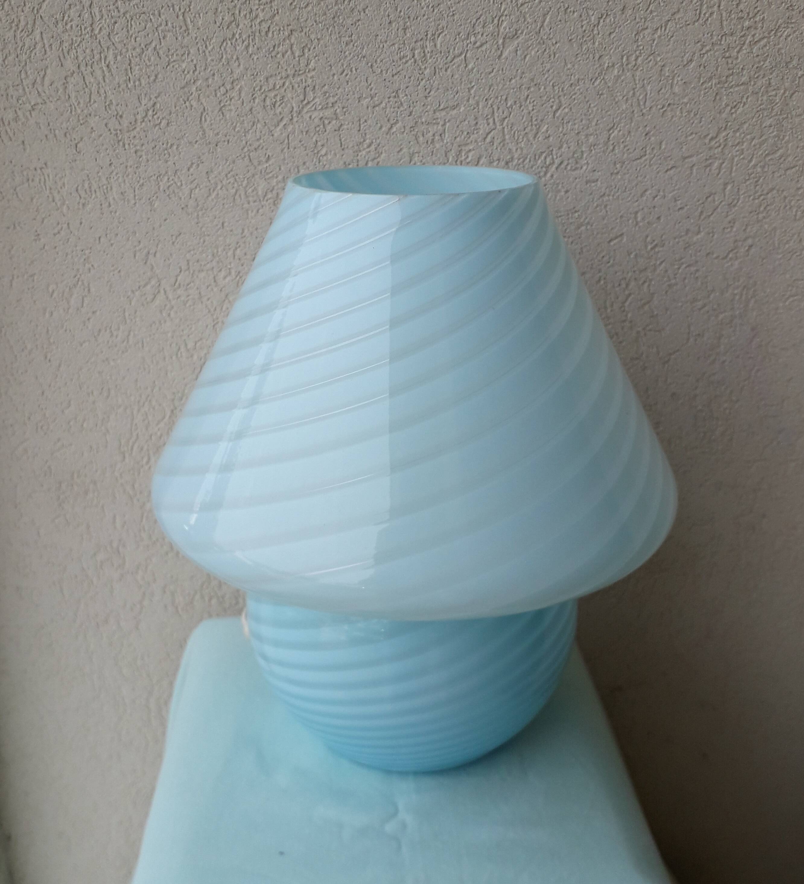 Murano glass lamp Vetri mushroom shape