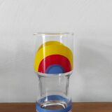 6 verres à orangeade vintage