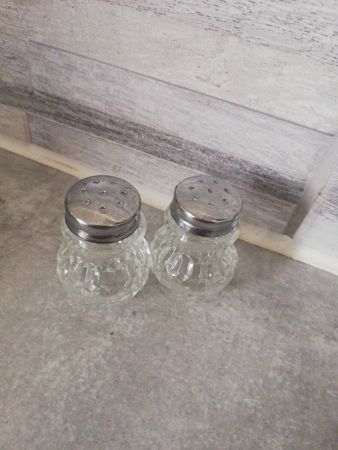 Vintage salt and pepper shakers