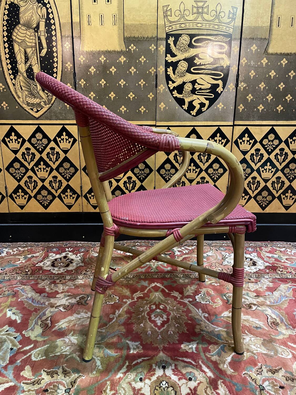 Suite of 12 garden armchairs - bistro 1960