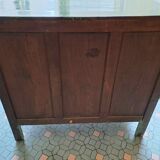 Small sideboard Louis XV look industrial workshop