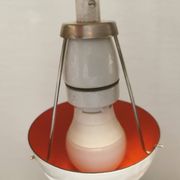 One of the old Flowerpot vp1 in enamel, designed by Verner Panton.
