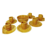 Sauerkraut tableware GIEN France - 6 mugs - 6 plates - 1 large dish (13 pieces)