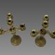 Paire De Candelabres En Bronze style Restauration XIXeme Siecle