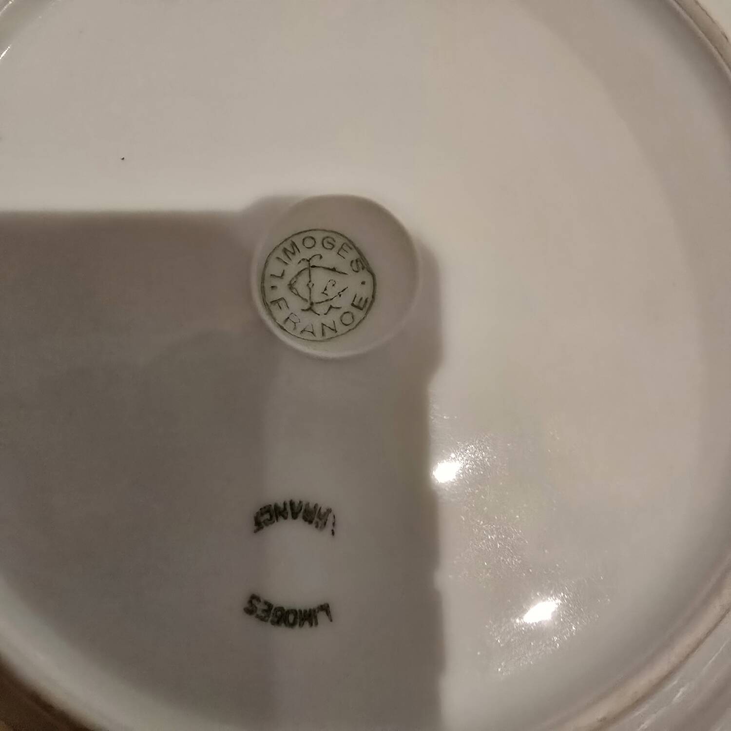 Limoges porcelain service.