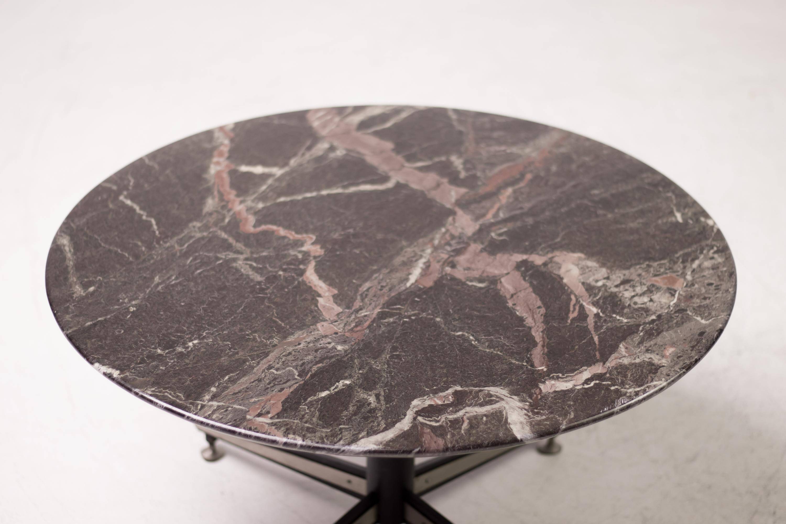 Table basse italienne en marbre, 1950