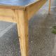 Large black patinated tray table