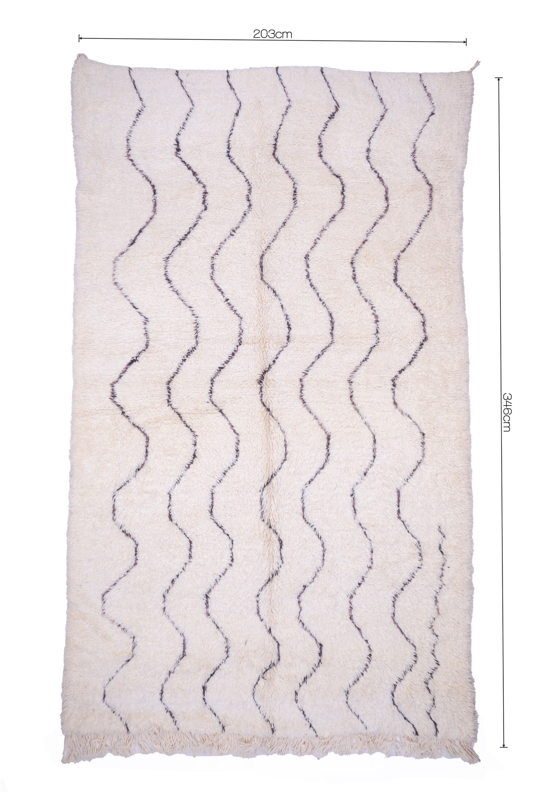 Blessed striped Ouarain carpet