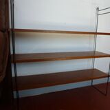 Shelf String Wood Metal Vintage 1950-1960