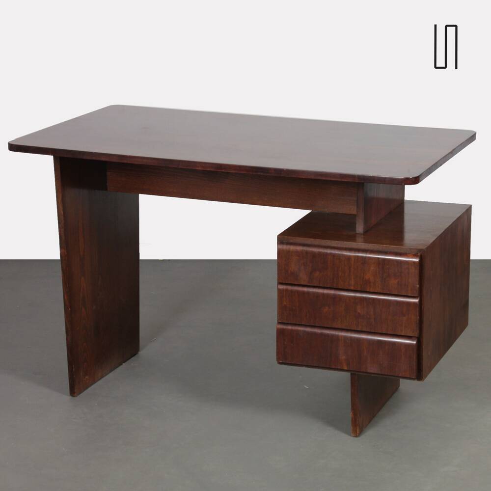 Vintage desk by Bohumil Landsman, 1970s