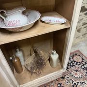 Petite armoire une porte art déco patinée