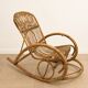 1960s rattan rocking chair