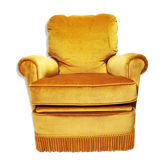 Velvet club chair