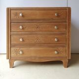 Renovated art deco chest of drawers