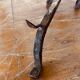 Pair of cast iron fire dogs - Devil & Deviless - Early 20th century