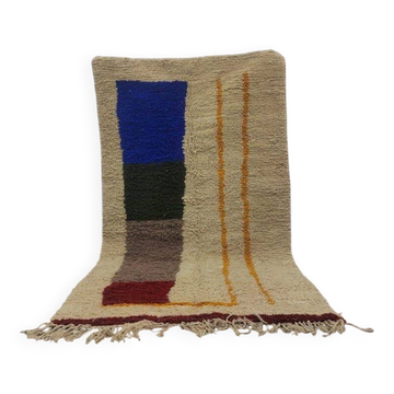 Handmade wool rug size 150 x 250 cm