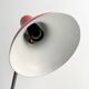 Large Mid Century red SIS desk lamp