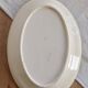 Vintage oval serving dish, Longchamp terre de fer, model Edith.