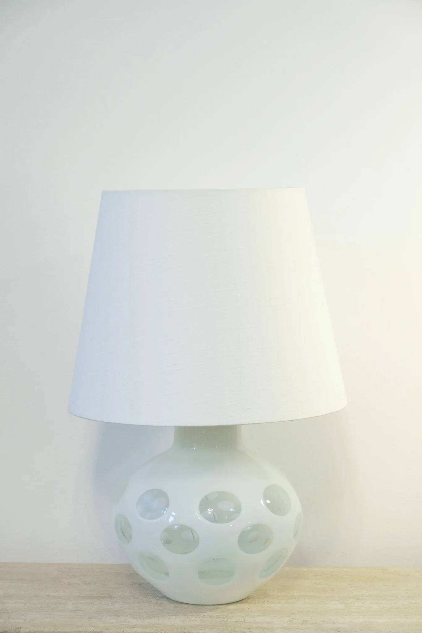 Carlo Nason glass table lamp for Mazzega Italy 1970s