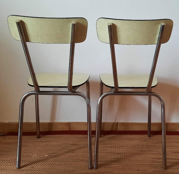 Set of formica chairs