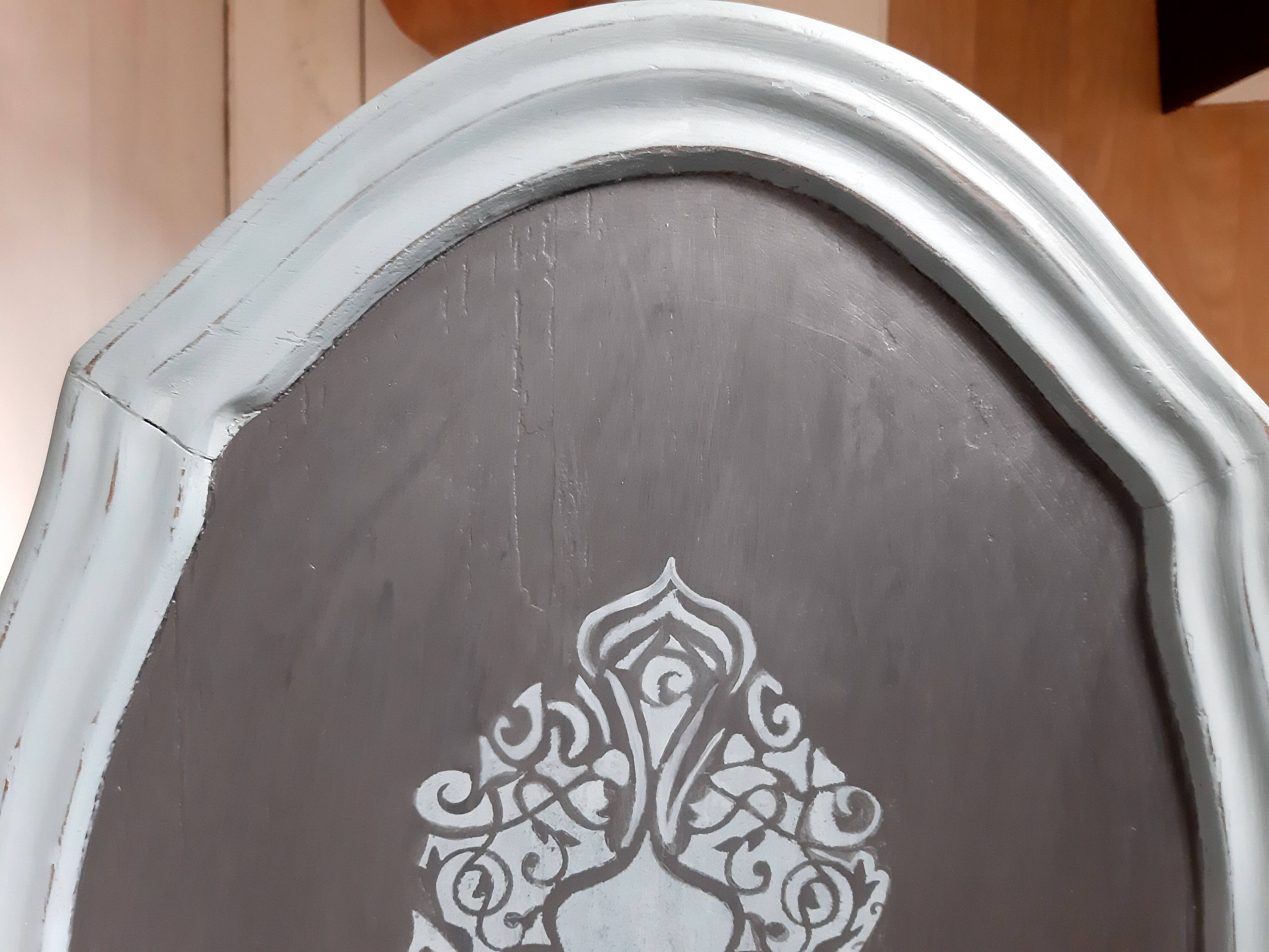 Small old violin table