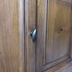Old 19th century solid oak entrance cabinet
