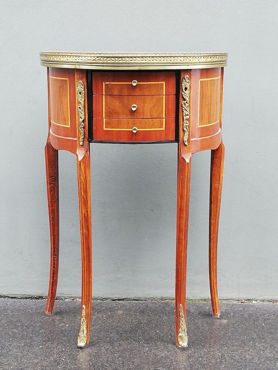Neoclassical bedside table