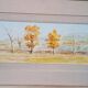 Landscape painting oil on panel