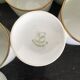 11 cups Gallia porcelain goldware