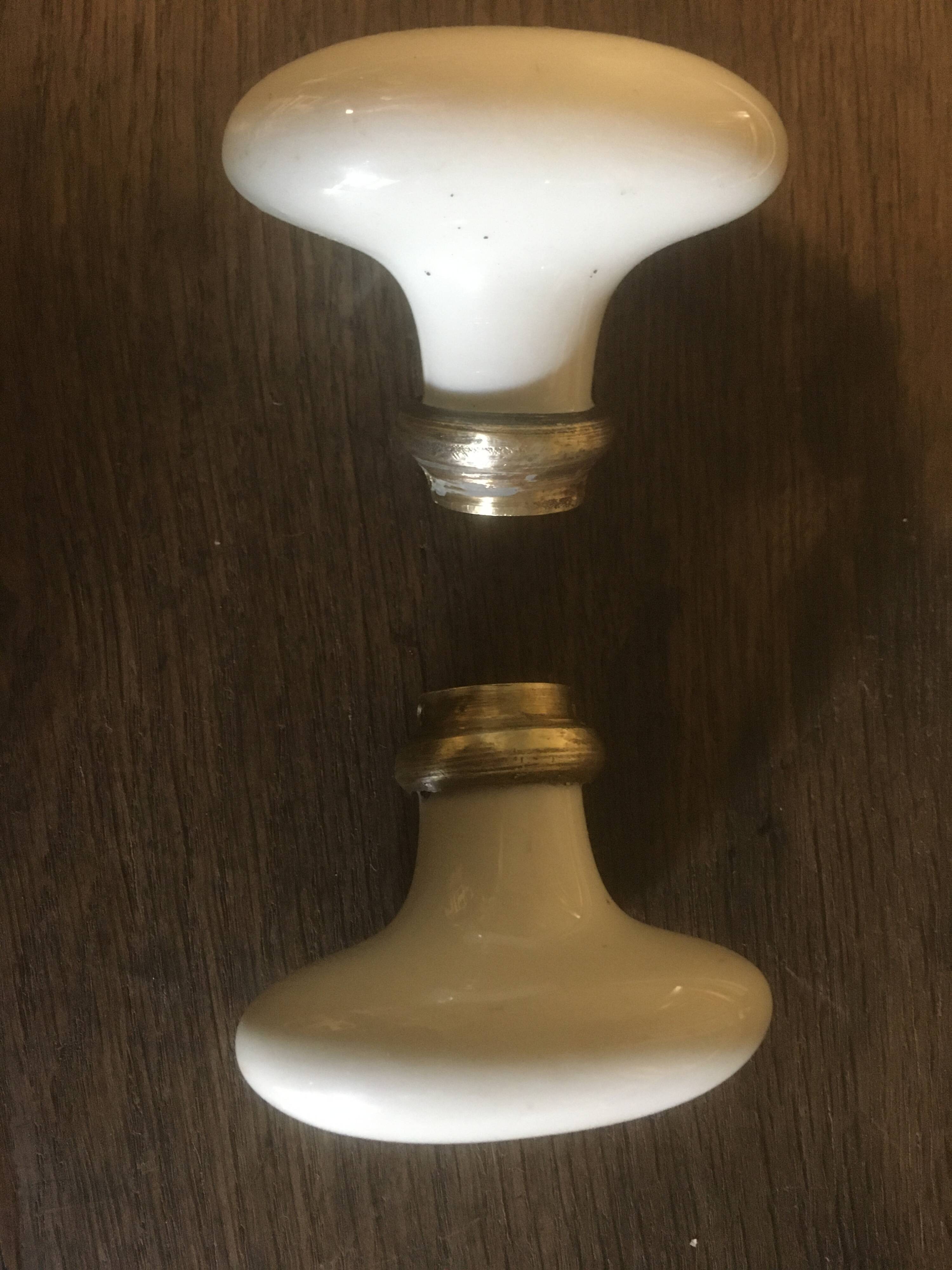 Porcelain door handles