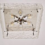 Brutalist ceiling light “Ice Glass”