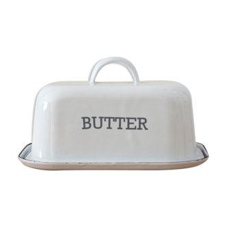 Steel enamel butter maker
