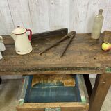 Vintage carpenter's workbench